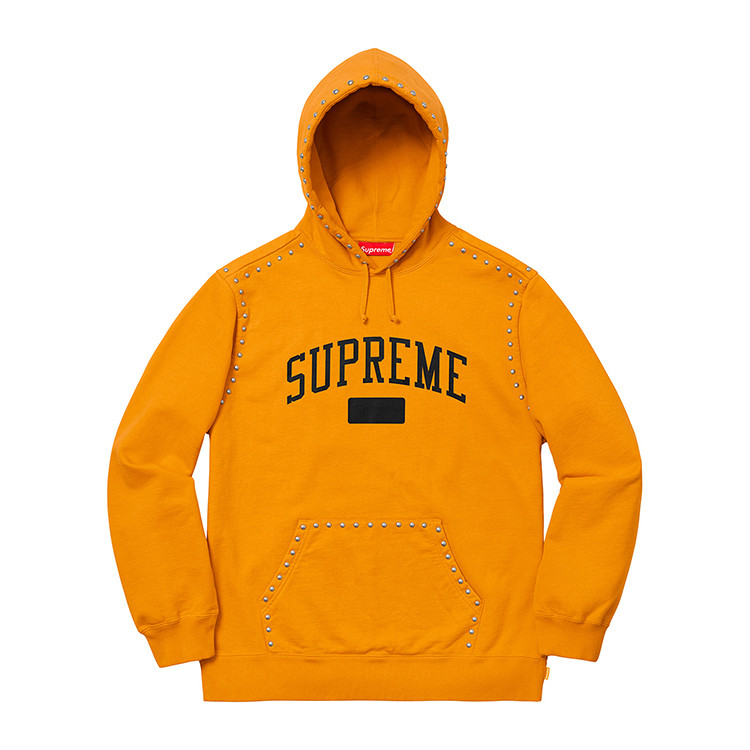 【孙俪同款】supreme 18fw studded hooded 铆钉 帽衫 卫衣