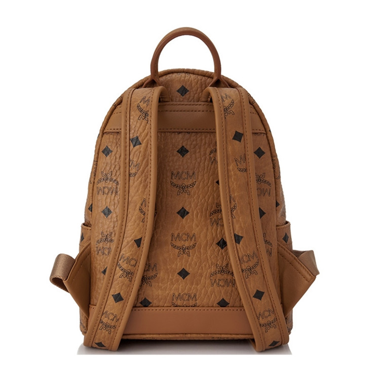 mcm/mcm ministarkrabbit女士皮革拉链双肩包 mwk6axl07