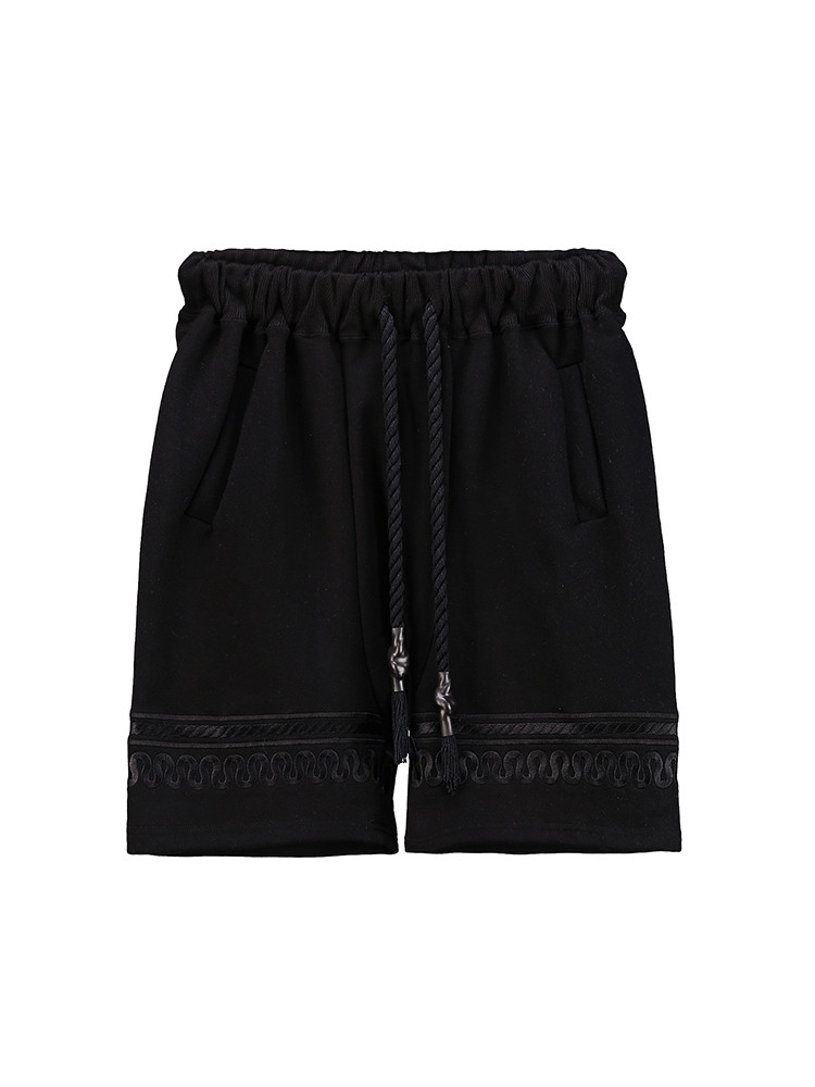 byther 中世纪刺绣纯棉短裤 p000bzgc