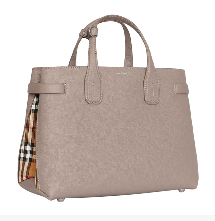 【包税】burberry/博柏利 the banner 班纳包女士浅