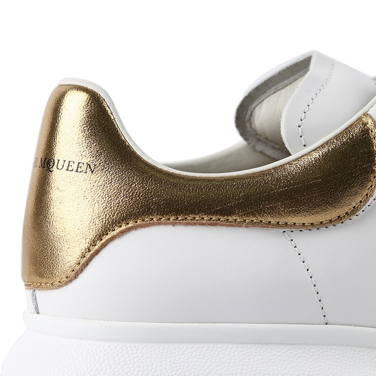 alexander mcqueen/亚历山大麦昆 男士白金色时尚休闲运动鞋 mq441631