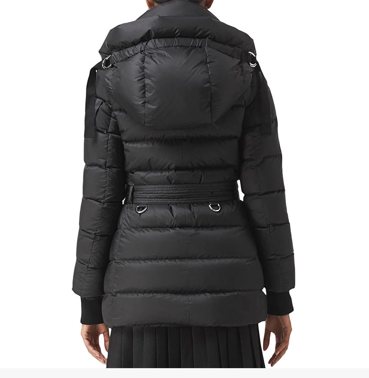 【burberry博柏利 女士羽绒服】burberry 巴宝莉 19秋冬 女士黑色可