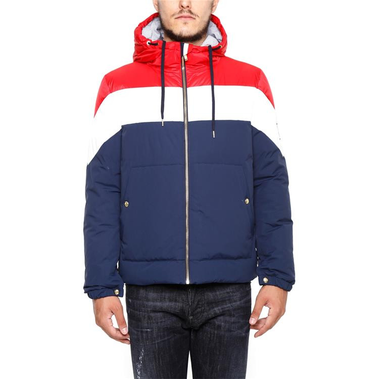 moncler/蒙克莱 男士夹克衫 撞色 连帽 413268068560761 蓝色