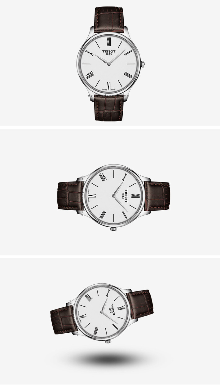 tissot/天梭手表 俊雅系列 石英机芯 男士腕表 t063.409.16.018.00