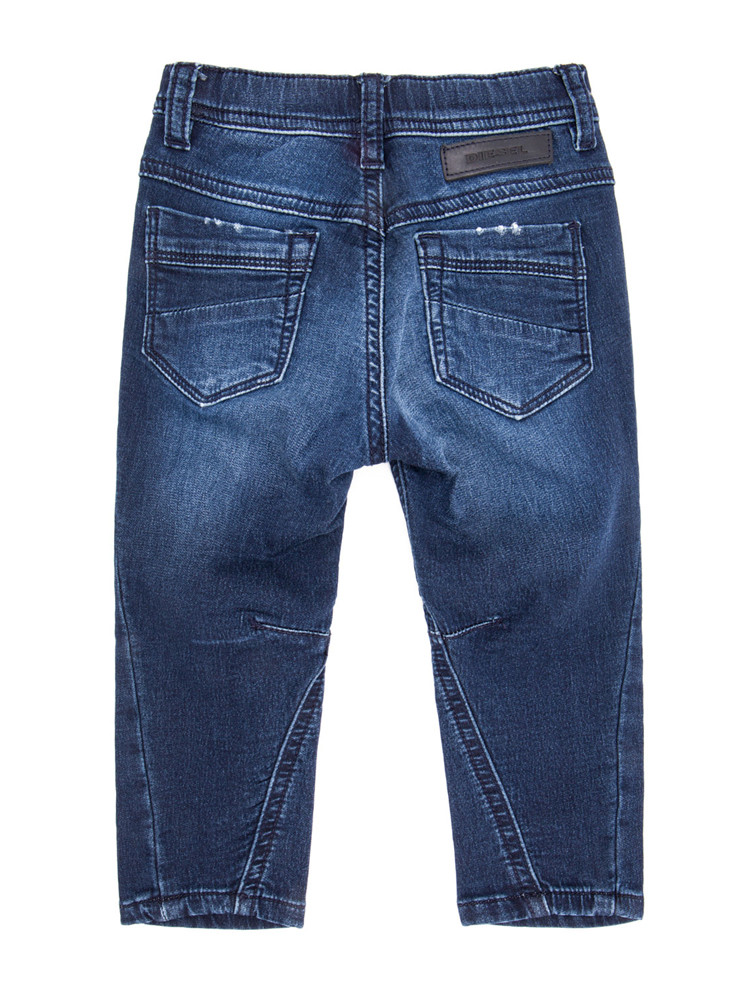 【19春夏】diesel/迪赛 松紧 藏蓝色 水磨效果 经典款 修身 儿童 男