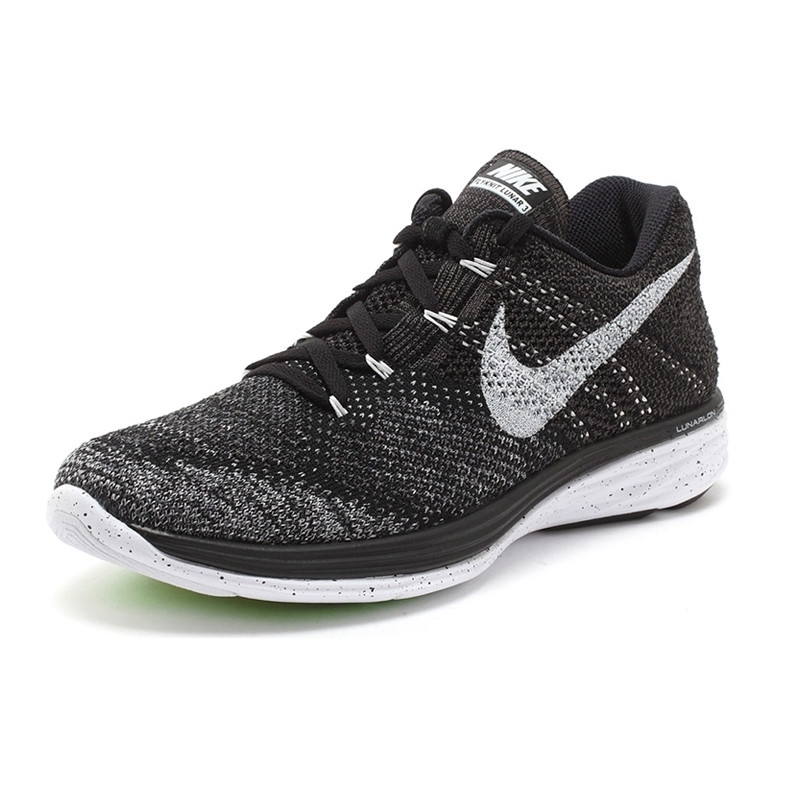 nike/耐克 flyknit lunar 3 男士跑步鞋698181-010