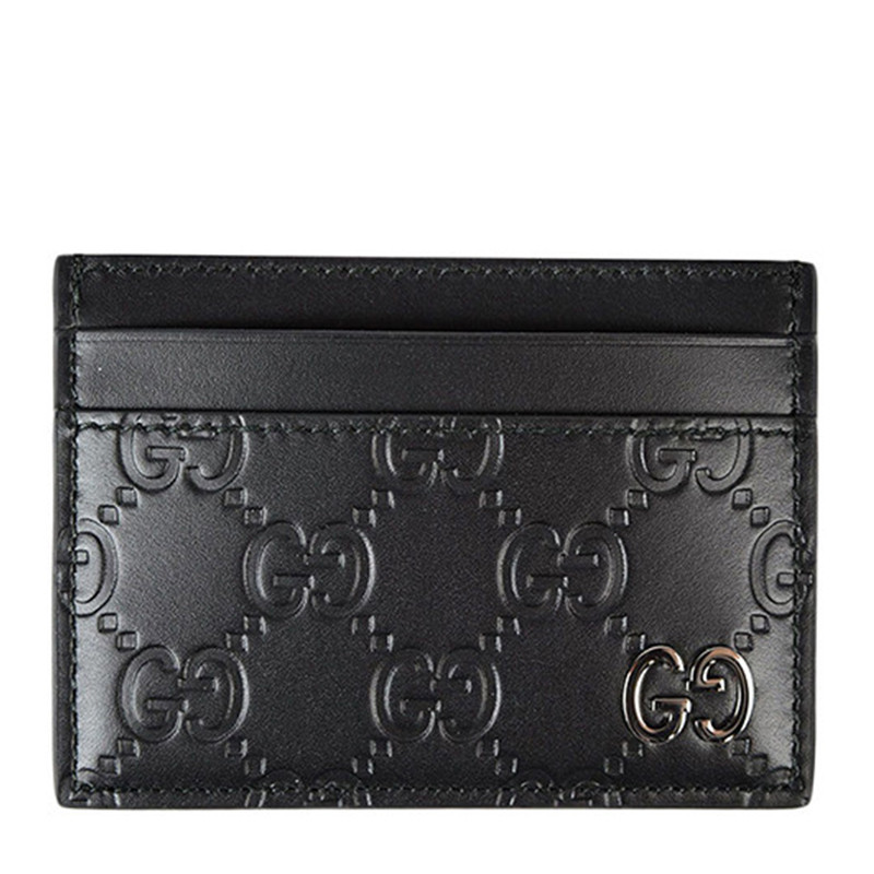 gucci/古驰 男士黑色牛皮卡片夹 473927-cwc1n-1000-034#181203tqy