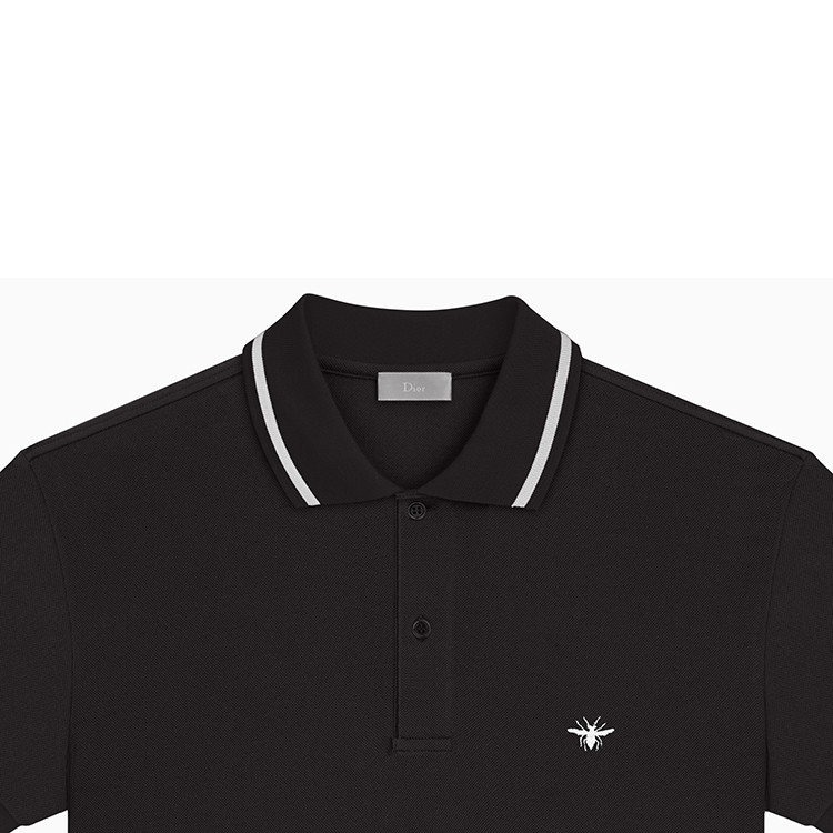 dior/迪奥 男士短袖polo衫 白色蜜蜂刺绣 733j805b 0373 c980