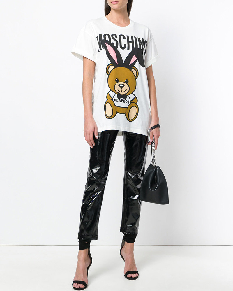 moschino/莫斯奇诺 女士短袖t恤 a070305401001