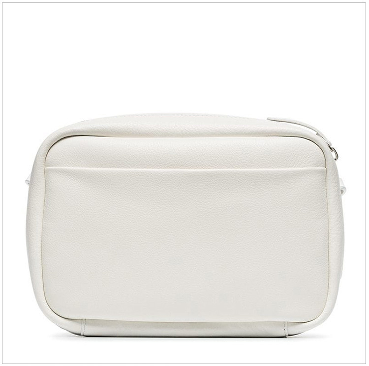 balenciaga巴黎世家 女士白色牛皮logo字母印花时尚单肩斜挎包白色