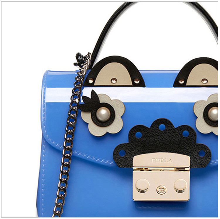 furla/芙拉 女士pvc糖果手提包单肩包链条包斜挎包果冻包 多色可选