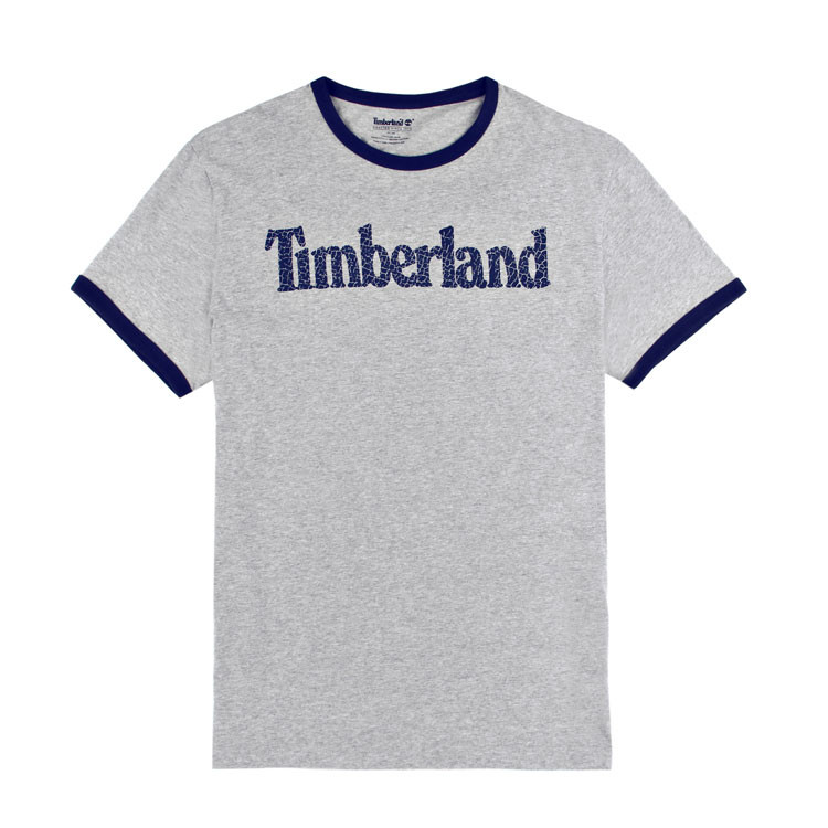 【包税】timberland/添柏岚 户外 男装圆领撞色logo字