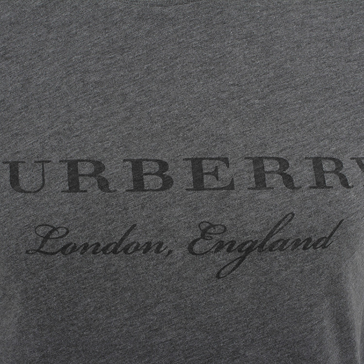 【包税】【18春夏】burberry/博柏利 时尚休闲灰色圆领