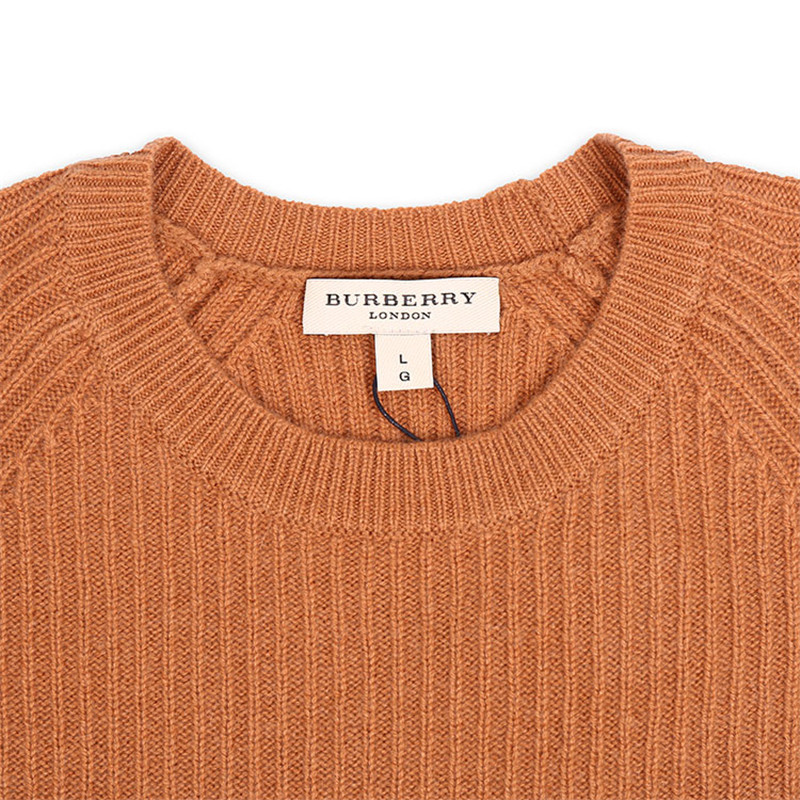 burberry/博柏利 男士新款london系列圆领纯羊绒长袖套头针织衫