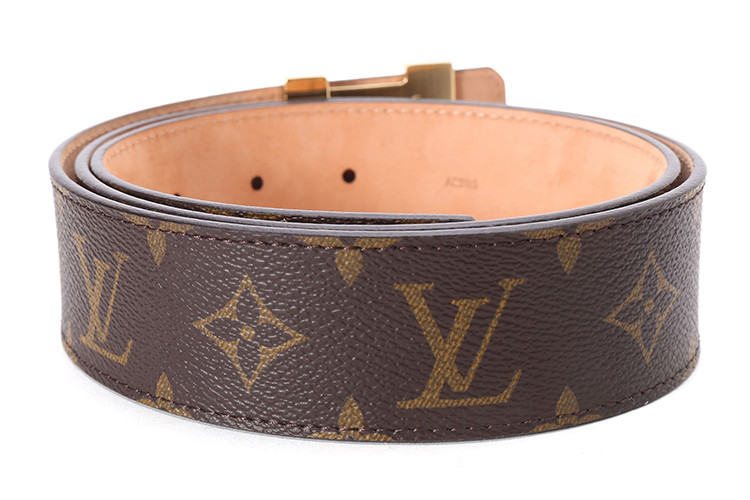 louis vuitton(路易威登) 老花色lv initials monogram 金扣腰带95