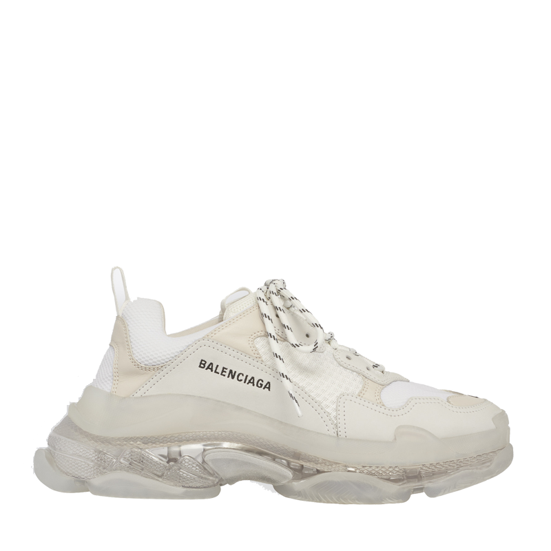 balenciaga/巴黎世家 18秋冬新款triple s女士白色老爹鞋 544351w09e1