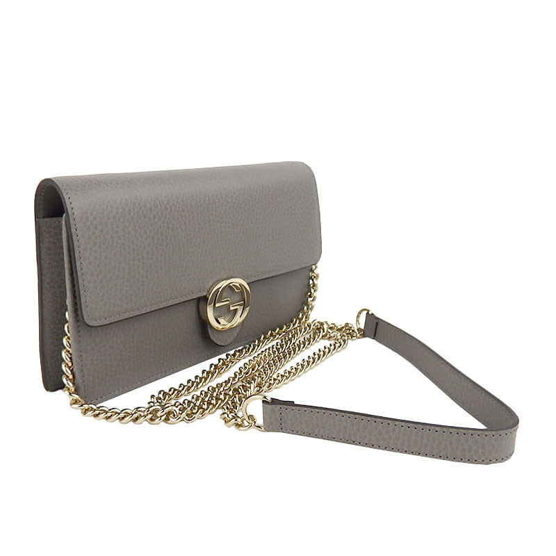 gucci/古驰 2019新款荔枝纹双g扣风琴链条单肩斜垮包 g0538014