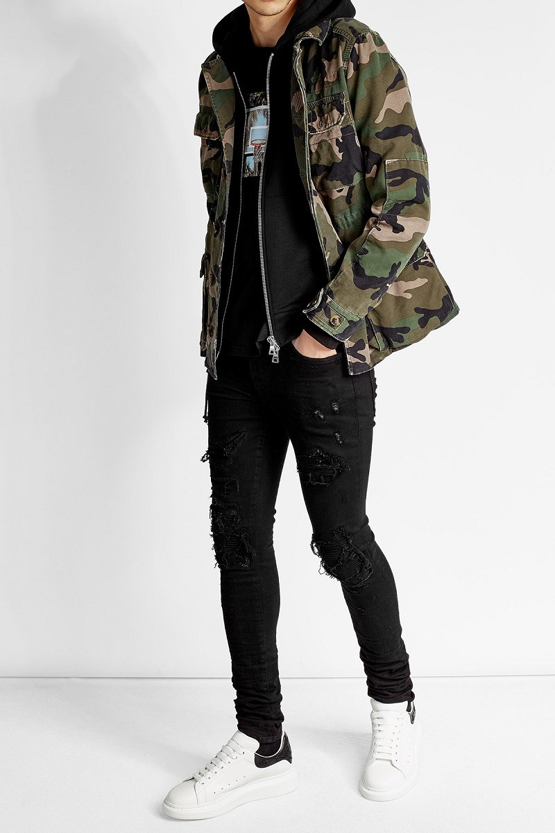 19春夏alexandermcqueen亚历山大麦昆白色男士牛皮休闲运动鞋小白鞋