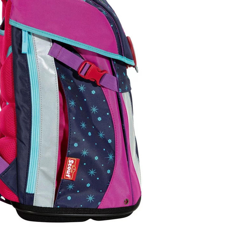 scout/scout sunny系列 超轻反光可调节固定护脊减负女童双肩书包