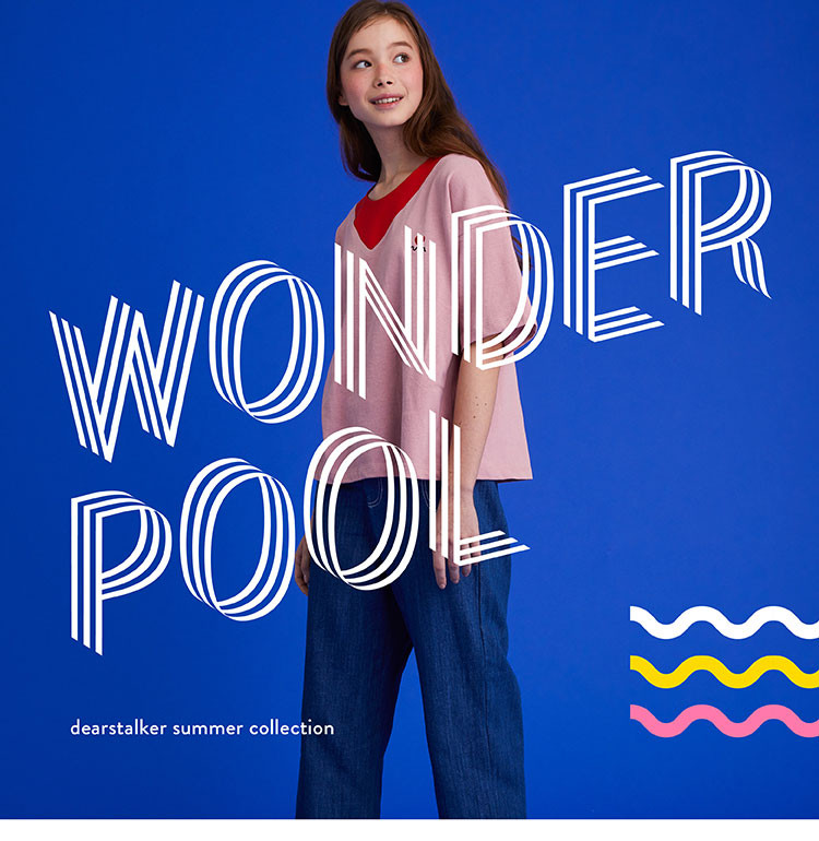 dear stalker dodo系列女士藏蓝色宽松裤