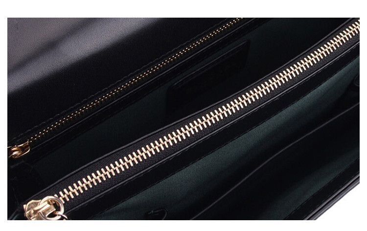 【包税】bvlgari/宝格丽 女士黑色小牛皮单肩包 34562black-012w#7