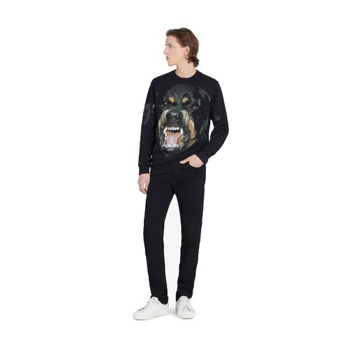 givenchy/纪梵希 19春夏经典款男士rottweiler狗头印花运动衫卫衣 b