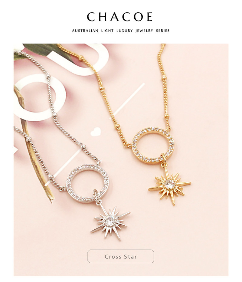 chacoe/chacoe 项链 澳洲chacoe-南十字星项链 施华洛世奇元素水晶