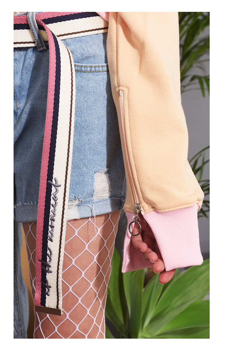 at the moment crop系列高领卫衣 atm17st006