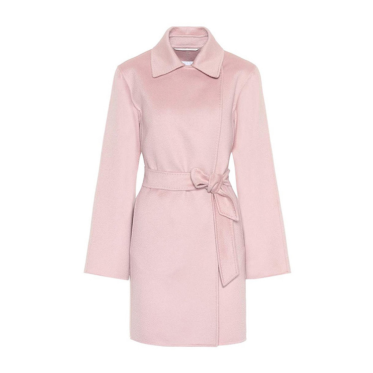 maxmara/麦丝玛拉 maxmara 秋冬系带水波纹羊绒大衣 parana