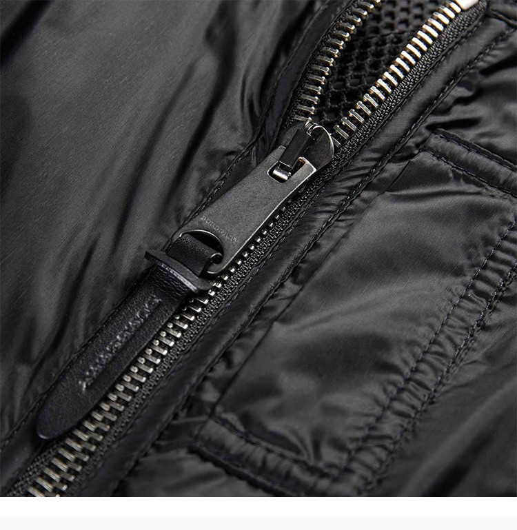 burberry/博柏利   男装 服装 黑色锦纶长袖多口袋拉链 男士夹克外套