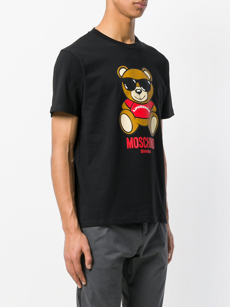 moschino/莫斯奇诺 男士短袖t恤 两色可选 a19102304