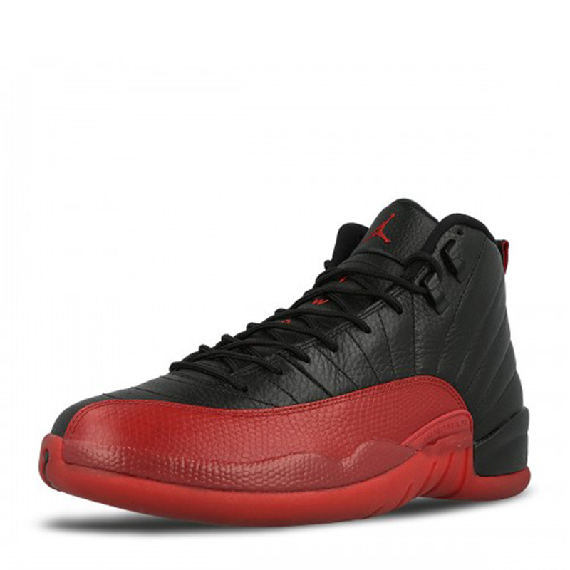 jordan/乔丹 flu game乔12 aj12黑红病倒篮球鞋 130690-002 180315