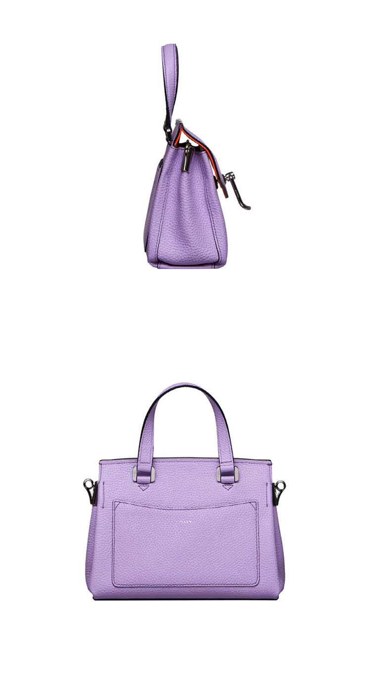 [18春夏新品] rosa.k 女士牛皮紫色手提包