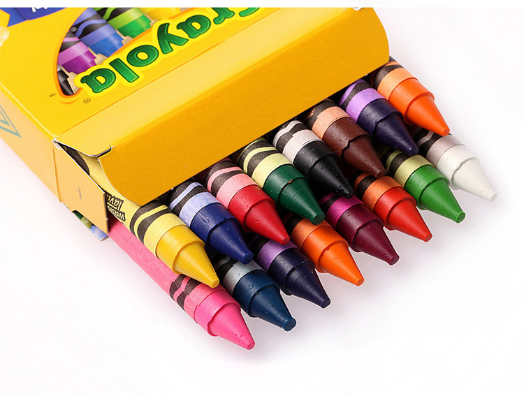 crayola/绘儿乐 绿色健康儿童16色可水洗大蜡笔 套餐组 2岁以上