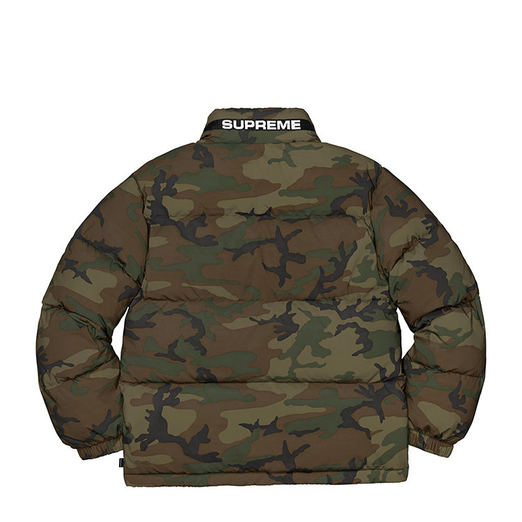 男士运动夹克/外套】supreme 18fw reflective camo down jacket 迷彩
