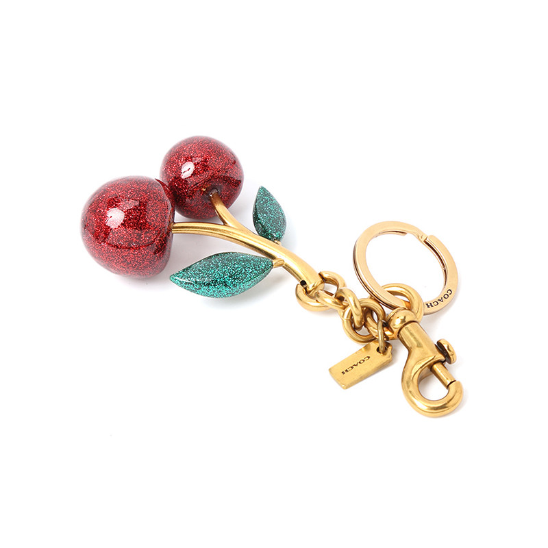 coach/蔻驰 新款樱桃包包挂饰钥匙扣 23205