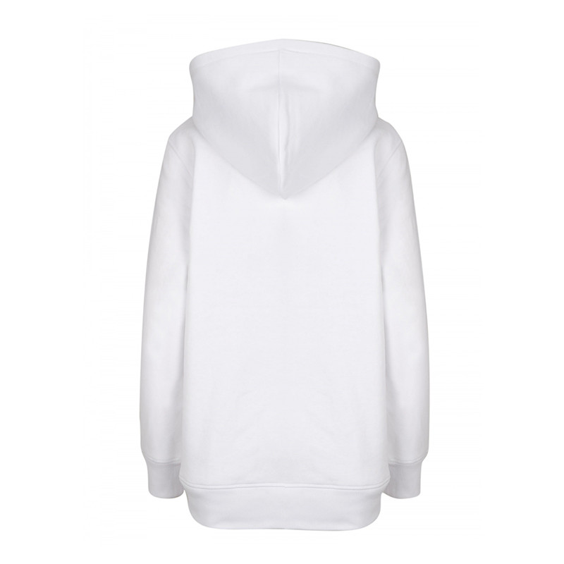 burberry/博柏利 女士白色棉质连帽卫衣 8004803