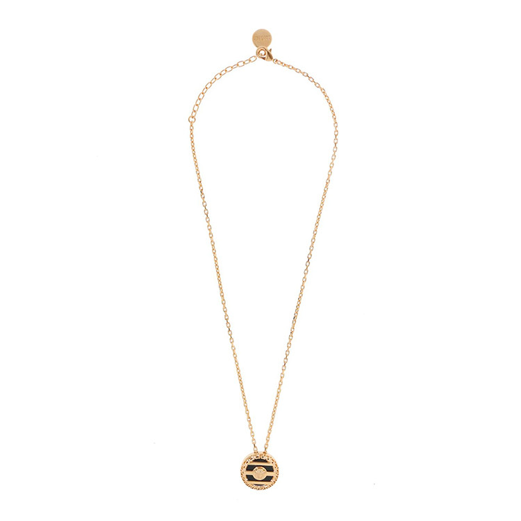 versace 范思哲 男女同款希腊回形纹美杜莎项链 dg16396 djmt d00o