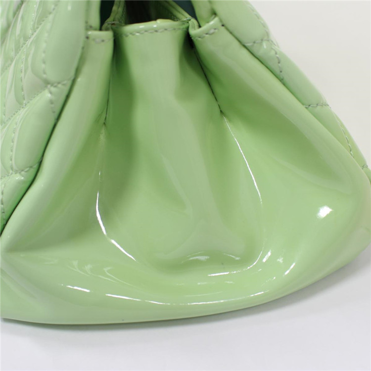 chanel/香奈儿 mademoiselle链条女士浅绿色单肩包a50557【b级已使用