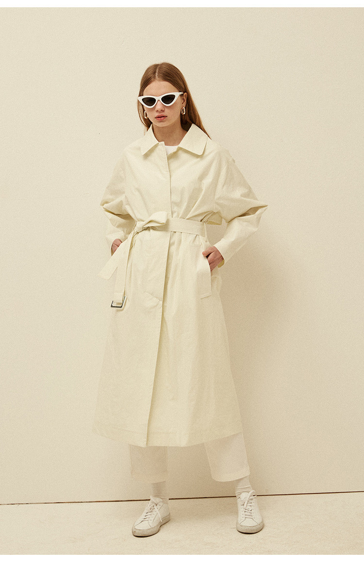 [18春夏新款] 13month 男女同款象牙色风衣