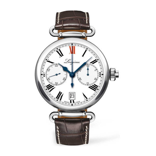 longines/浪琴经典复古红12限量单键计时腕表(l2.776.4.21.3)