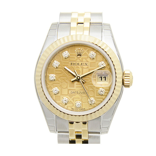 rolex/劳力士日志型自动机械女表179173jch 金色