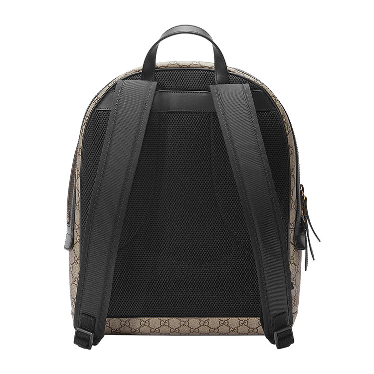 gucci/古驰 中性款式帆布蜜蜂印花双肩包419584 9hyat