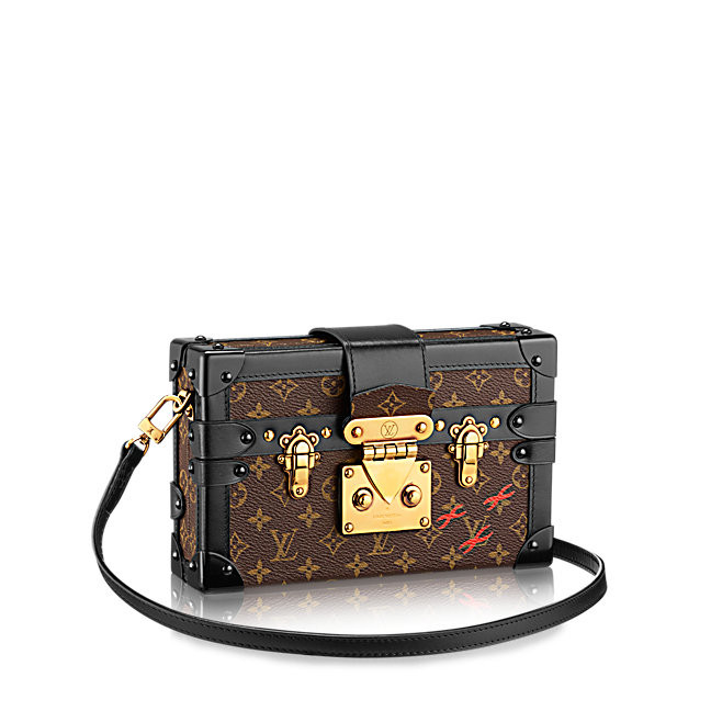 louis vuitton/路易威登 老花经典复古 petite malle 女士手袋/单肩包