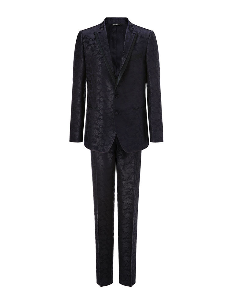 【18年春夏新款】dolce&gabbana/杜嘉班纳男士西服套装-男士面料:100