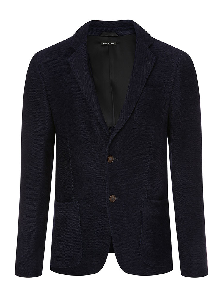 armani/乔治阿玛尼男士西服-男士西单面料 55棉45粘纤里料 聚酯纤维