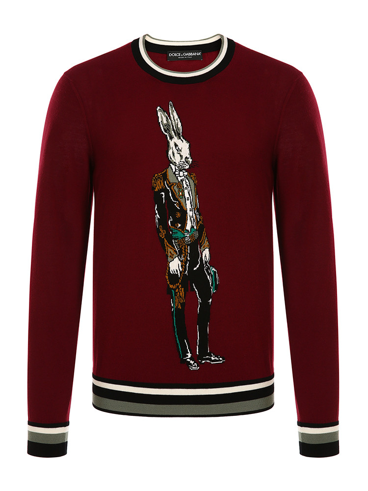 dolce&gabbana/杜嘉班纳男士针织衫/毛衣-男士时尚羊毛衫100羊毛 断码