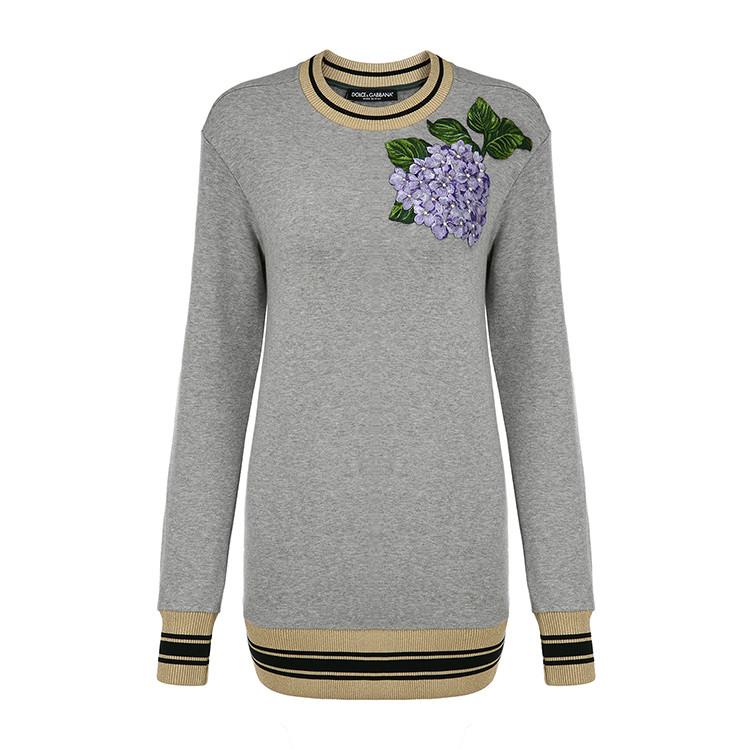 dolce&gabbana/杜嘉班纳女卫衣-女士时尚运动服/卫衣面料 80棉20聚酯