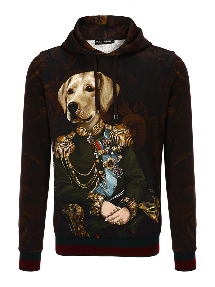 【17秋冬新款】dolce&gabbana/杜嘉班纳男卫衣-男士时尚运动服/卫衣