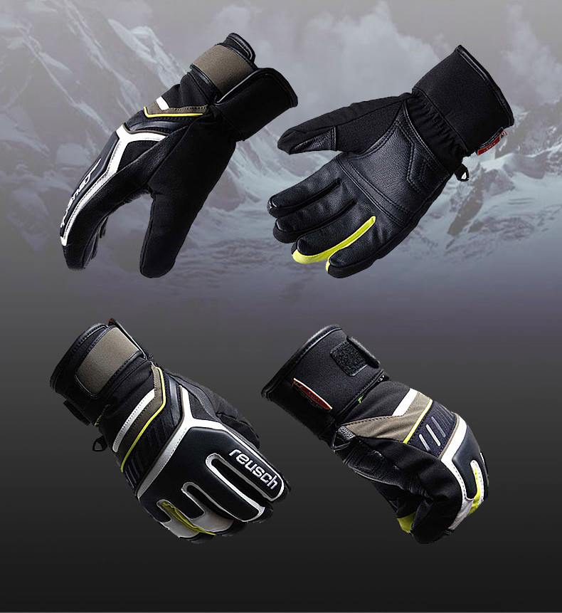 reusch德国 男士滑雪运动手套thunder r-tex